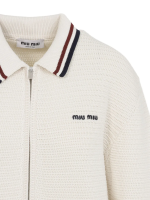 MIU MIU - Women Knit Zipper Cardigan - Image 3