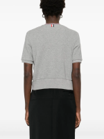 THOM BROWNE - Women Short Sleeve Crew Neck Cardigan - Image 3