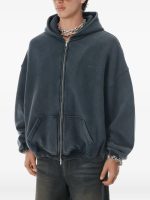 ALEXANDER WANG - Unisex Graphic Logo Zip Up Hoodie - Image 2