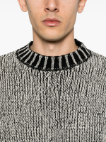 STONE ISLAND - Men Chenille Mock Neck Jumper - Image 4
