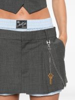 ALEXANDER WANG - Women Chain Pre-Styled Pleated Skort - Image 4