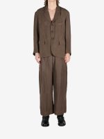ZIGGY CHEN - Men Striped 3 Button Jacket
