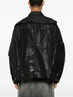 RICK OWENS DRKSHDW - Men Giacca In Denim Jumbo Worker Jacket - Image 3