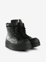 RICK OWENS - Men Scarpe In Pelle Mega Bumper Sneakers - Image 2