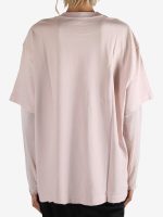ACNE STUDIOS - Women Layered Print T-Shirt - Image 3