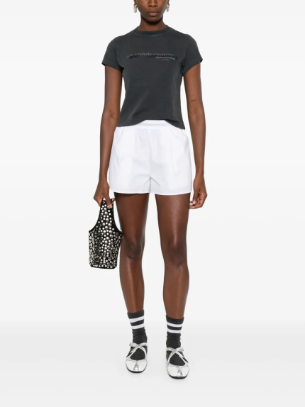 ALEXANDER WANG - Women Logo Elastic Short