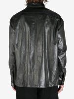 RICK OWENS - Men Giacca In Pelle Brad Jacket - Image 3