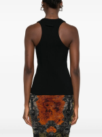 JEAN PAUL GAULTIER - Women "Gaultier" Piercing Detail Tank Top - Image 3