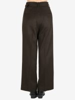 AURALEE - Women Baby Camel Flannerl Slacks - Image 3