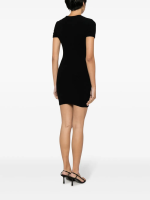 T BY ALEXANDER WANG - Women Crew Neck Short Sleeve Dress - Image 3
