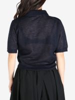 AURALEE - Women Mohair Knit Polo - Image 3