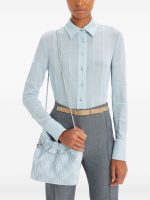 TORY BURCH - Women Fleming Denim Mini Hobo Bag - Image 3
