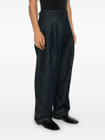LEMAIRE - Men Pleated Workwear Pants - Image 2