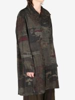 ZIGGY CHEN - Men Digital Print High Neck Long Shirt - Image 2
