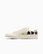 COMME DES GARCONS PLAY X CONVERSE - Chuck 70 Multi Heart Low Top - Image 3