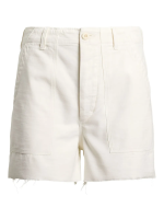 POLO RALPH LAUREN - Women Ecru Relaxed Fit Shorts - Image 4