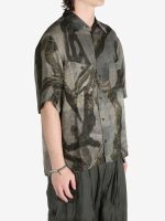 ZIGGY CHEN - Men Digital Print Short Sleeve Shirt - Image 2