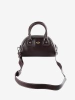 Burgundy bags,front view