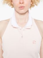 T BY ALEXANDER WANG - Women Layered Polo Mini Halter Top - Image 4