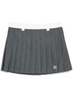 MIU MIU - Women Pleated Mini Skirt - Image 5