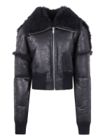 Black jacket, front view