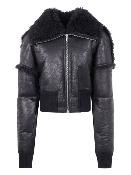Black jacket, front view