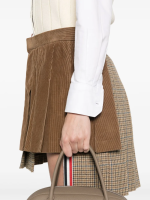 THOM BROWNE - Women Mini Wrap Pleated Skirt - Image 4