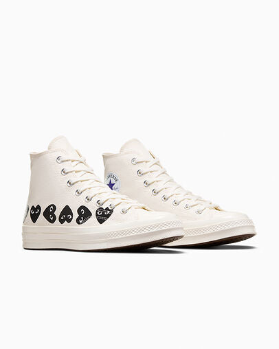 COMME DES GARCONS PLAY X CONVERSE - Chuck 70 Multi Heart High Top