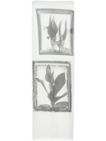 JEAN PAUL GAULTIER - Women Printed Flowers Sheer Front Long Skirt - Image 5