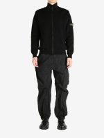 STONE ISLAND - Men Ribbed Full Zip Turtleneck - Image 4