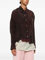 DRIES VAN NOTEN - Women Casio Print Shirt - Image 2