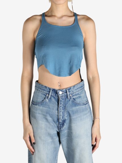 RICK OWENS DRKSHDW - Women Cropped Basic Tank Top