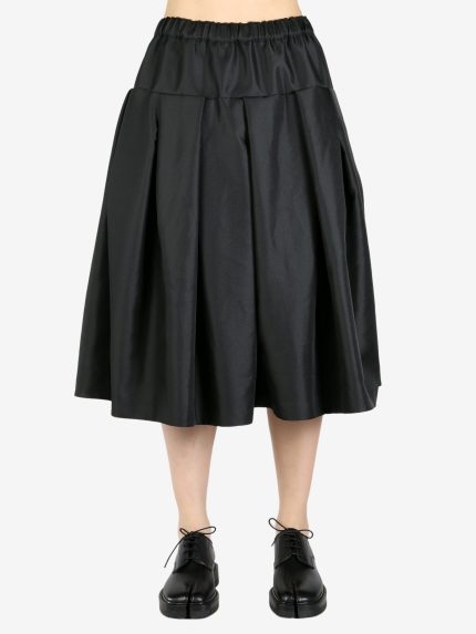 COMME DES GARCONS COMME DES GARCONS - Women Heavy Satin Curve Seam Skirt
