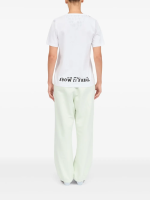 MM6 Maison Margiela - Women V-Neck SIDA Print T-Shirt - Image 5