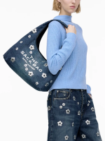 MARC JACOBS - Women The Sequin Daisy Denim Sack Bag - Image 3