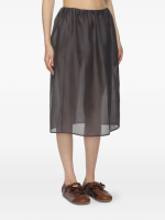 AMOMENTO - Women Shirring Organza Skirt - Image 2