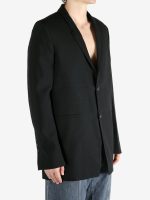 RICK OWENS - Men Virgin Wool Concordian Jacket - Image 2