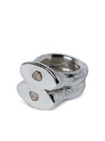 PARTS OF FOUR - Stack Ring (Romans, 0.4 CT, 2 Diamond Slabs, PA+DIA) - Image 2