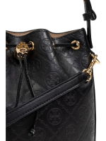 TORY BURCH - Women T Monogram Leather Bucket Bag - Image 6