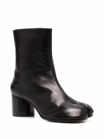 MAISON MARGIELA - Women Vintage Leather Tabi Ankle Boots - Image 2