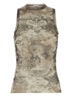 JEAN PAUL GAULTIER - Women Mesh "Médaillon" Tank Top - Image 2