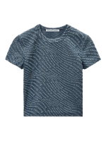 T BY ALEXANDER WANG - Women Jacquard Logo Baby Tee - Image 5
