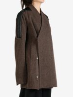 RICK OWENS - Women Cappotto In Pelle Officer Jacket - Image 2