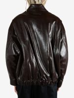 MM6 Maison Margiela - Women Faux Leather Jacket - Image 3