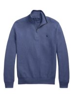 POLO RALPH LAUREN - Men Long Sleeve Cotton 1/2 Zip Sweater Pullover - Image 4
