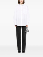 T BY ALEXANDER WANG - Women Boyfriend Shirt With Logo Flag Tag
