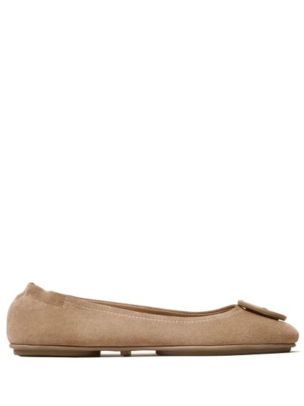 TORY BURCH - Women Minnie Travel Ballet With Suede Logo