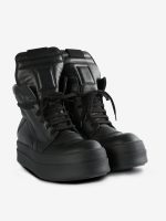RICK OWENS - Men Scarpe In Pelle Mega Bumper Sneakers - Image 2