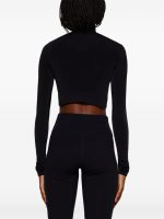 BALENCIAGA - Women Cropped Turtleneck Top - Image 3