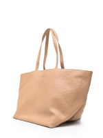 Tan bag, back view